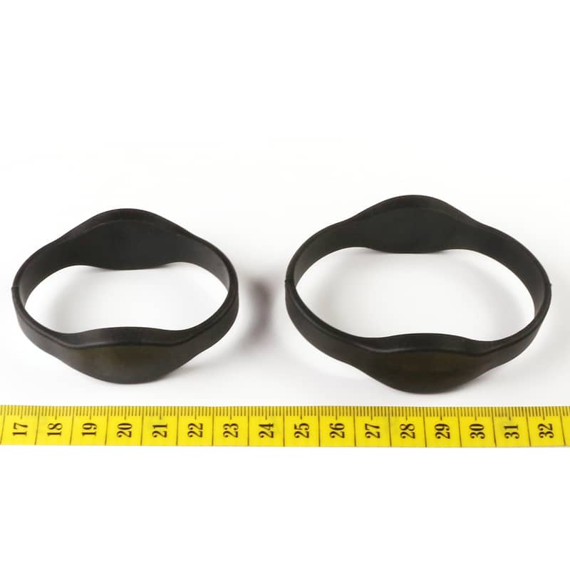Dual Frequency RFID Silicone Wristbands OP015 for hotel vincard or salto lock system