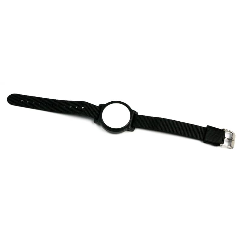 Nylon RFID wristband OP003A with metal closure