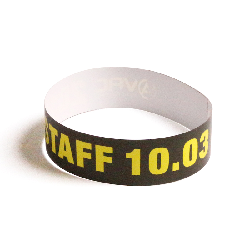 Tyvek paper wristbands OP016 for events