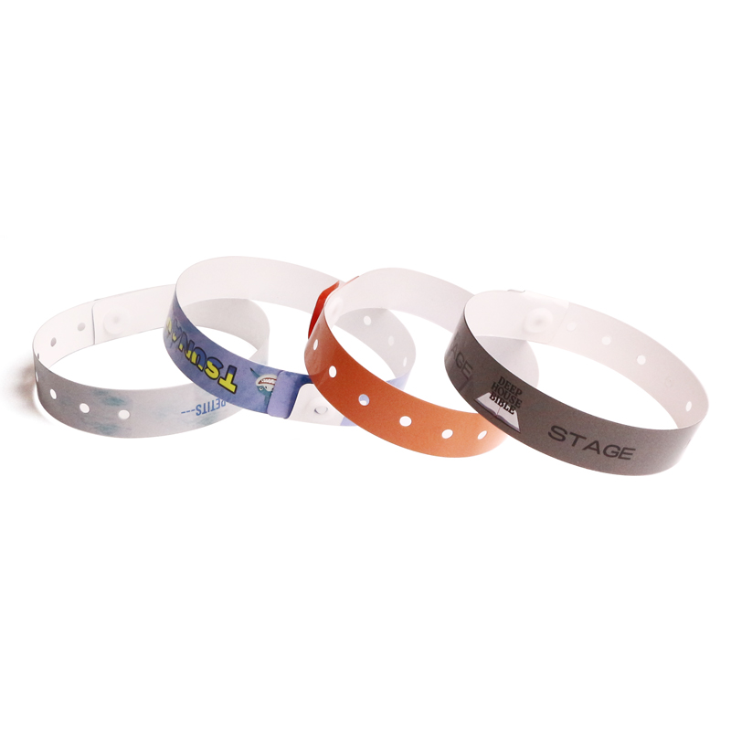 PP Synthetic Paper wristband OP018 for one to two day events and festivals